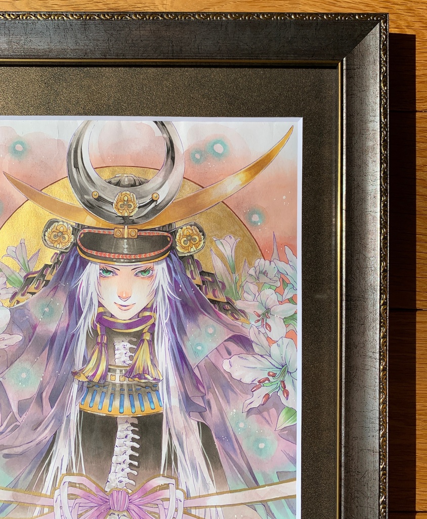 額装原画「越後の龍」