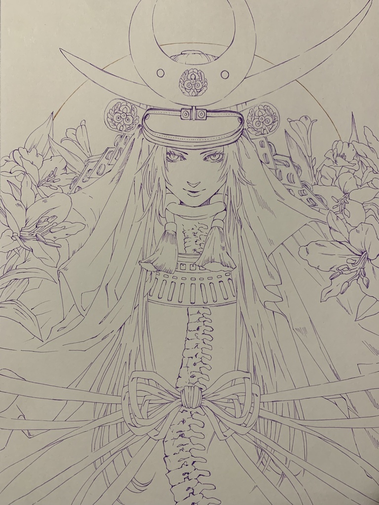 額装原画「越後の龍」