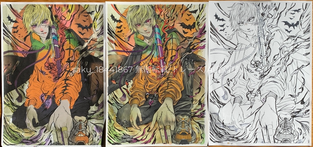 額装原画「ゾンビアンチゾンビ」