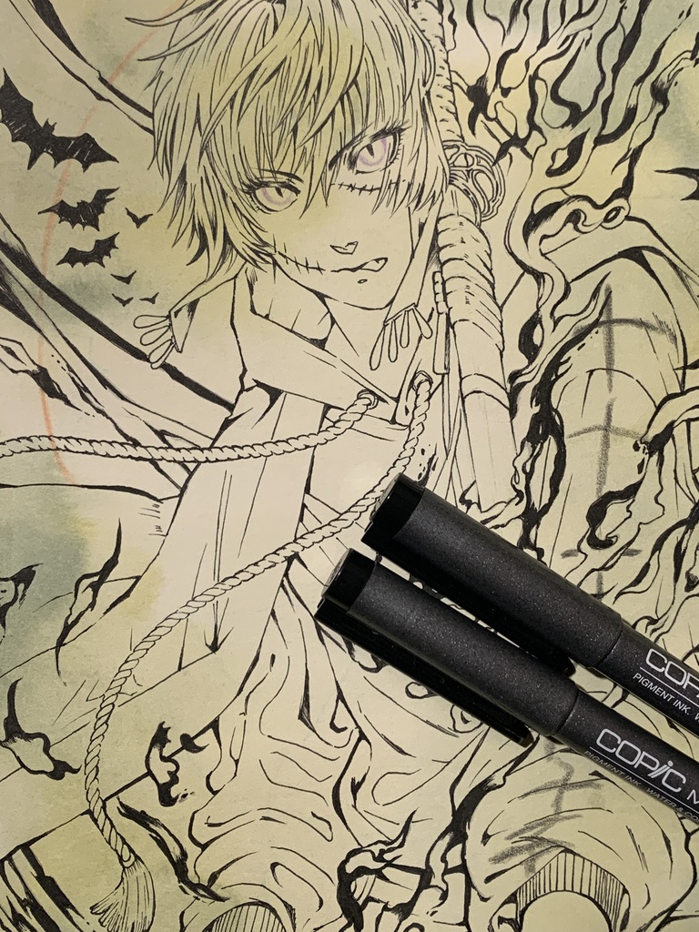 額装原画「ゾンビアンチゾンビ」