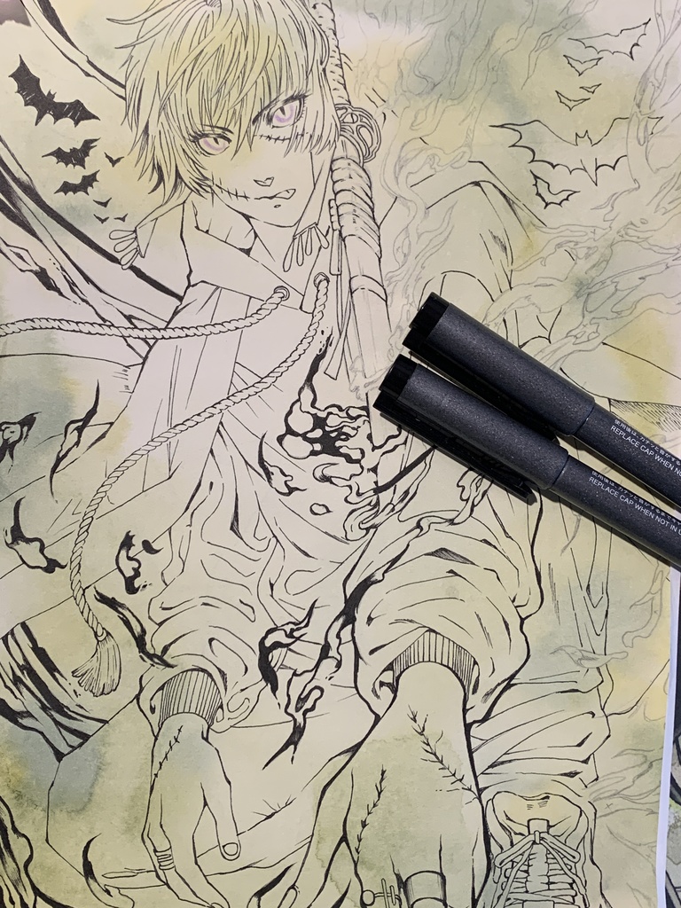 額装原画「ゾンビアンチゾンビ」