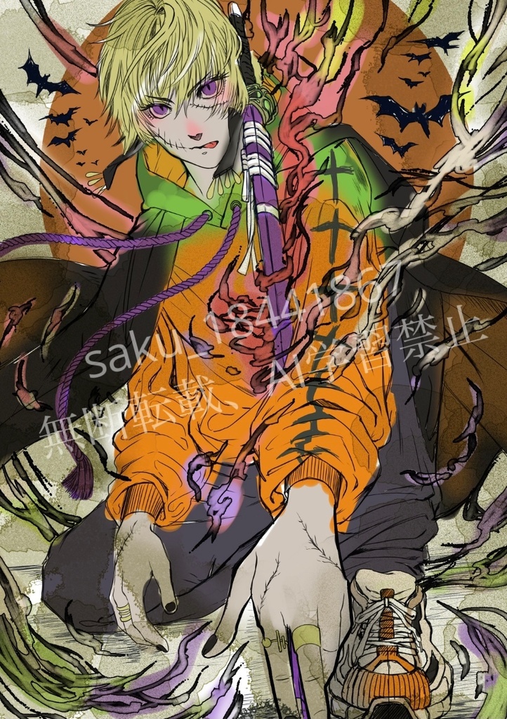 額装原画「ゾンビアンチゾンビ」