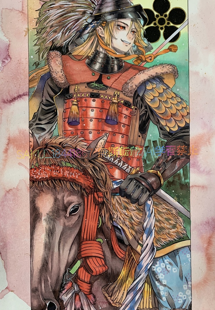 額装原画「傾奇者」