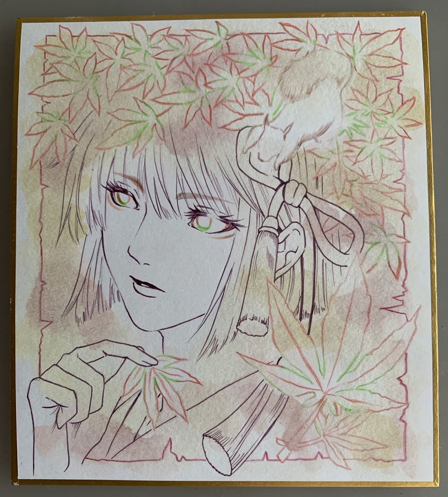 色紙S原画「椛」