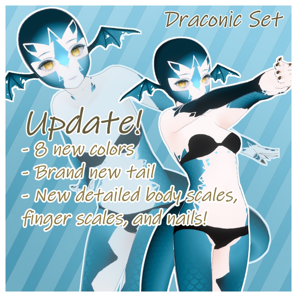 [VRoid] *UPDATE* Draconic Set