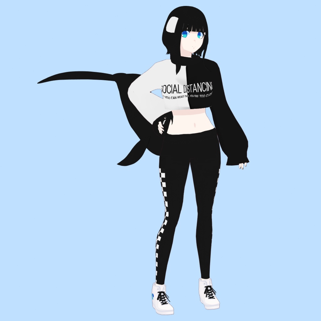 [VRoid] Social Distancing Crop Top