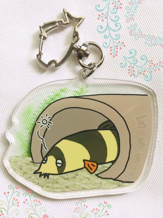 【熱帯魚アクリルキーホルダー】クラウンローチ