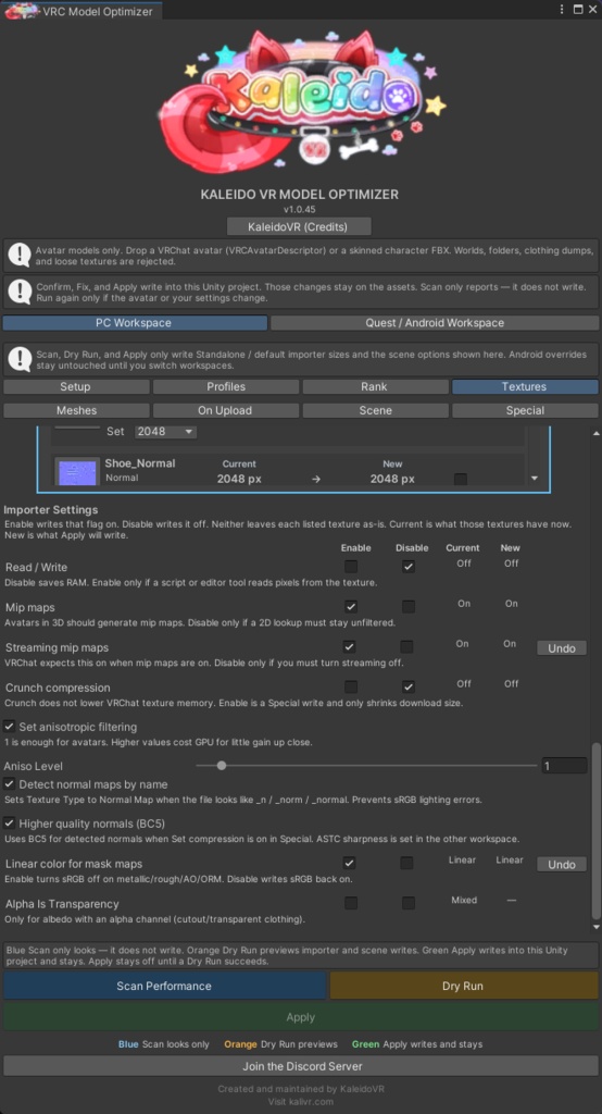 VRC Model Optimizer
