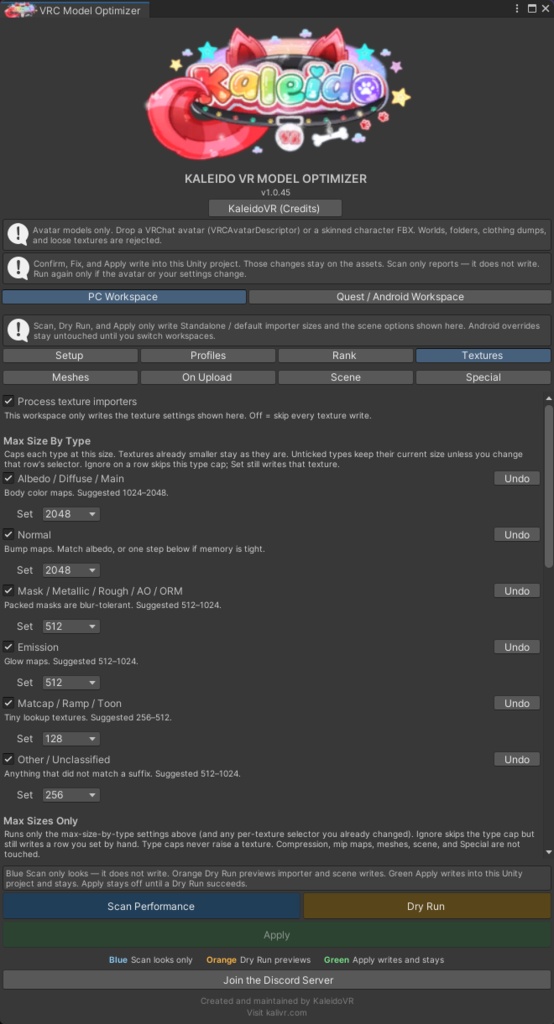 VRC Model Optimizer