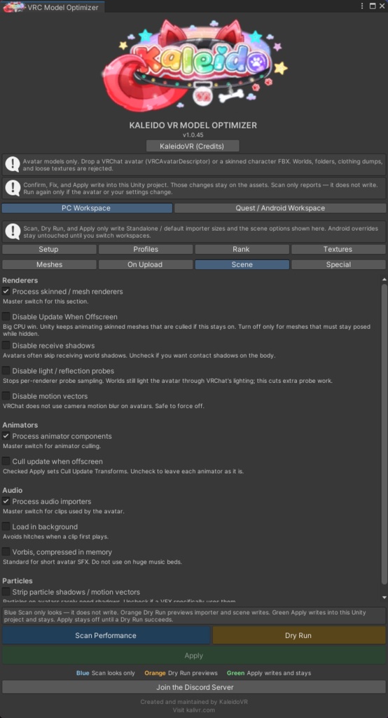 VRC Model Optimizer