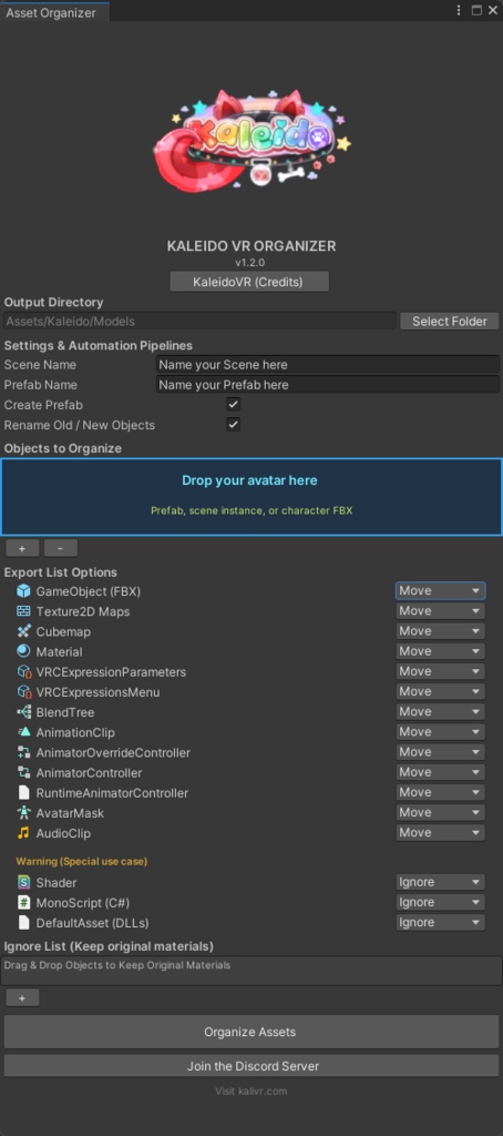 Asset Organizer