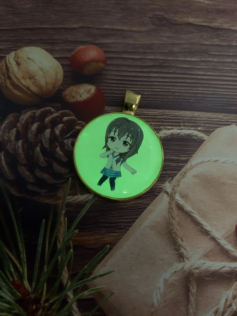 レジンアクセサリー「光る!藤原肇」