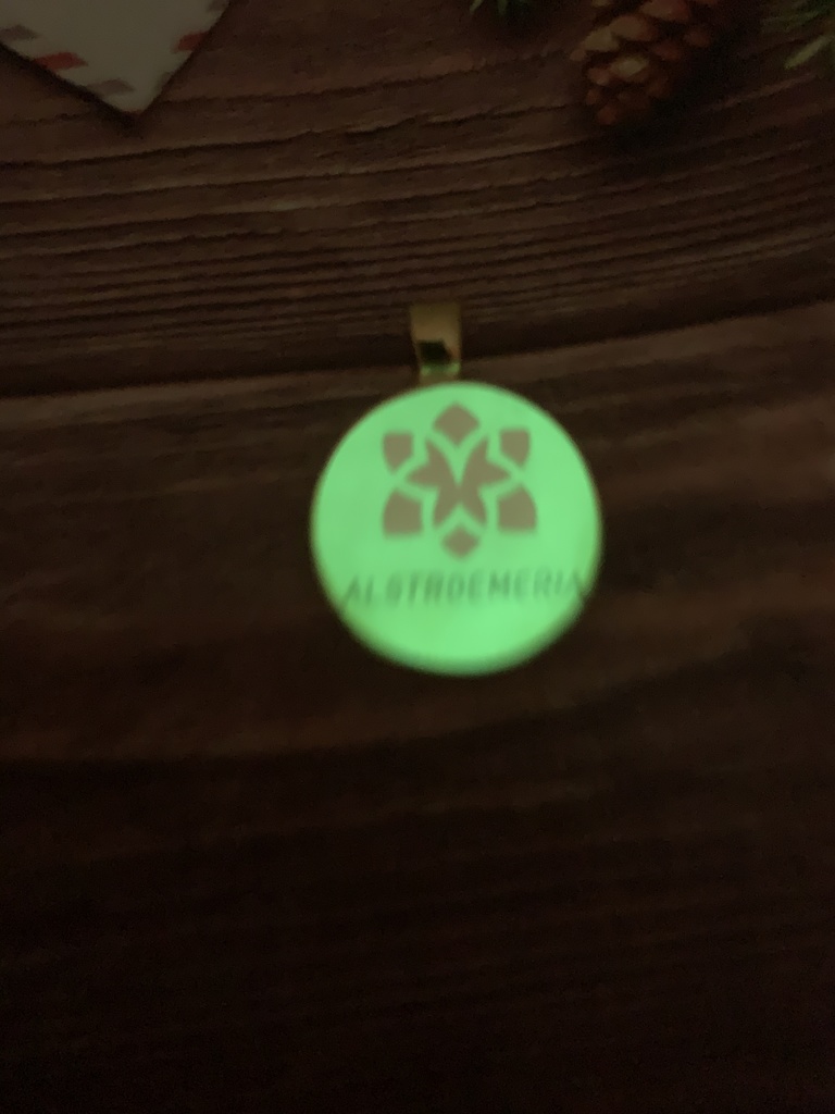 光る!レジンアクセサリー「アルストロメリア ロゴ」