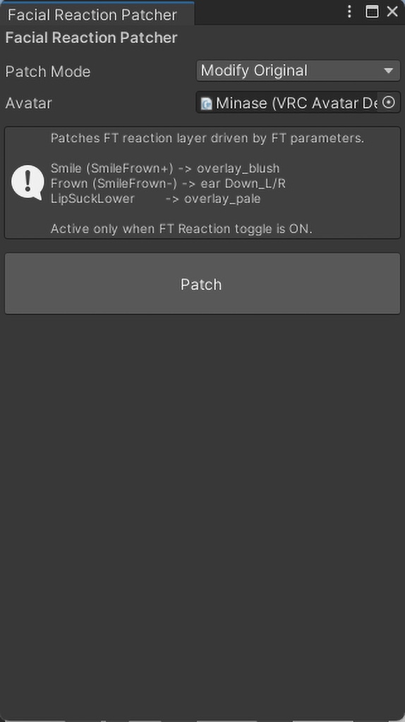 「Minase」 Facial Tracking Add-on for Minase_v1.4.1