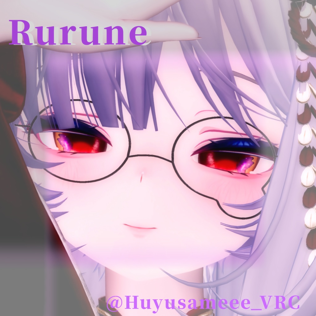 12アバター+LUMINA対応Eyetexture『月下夜蝶』