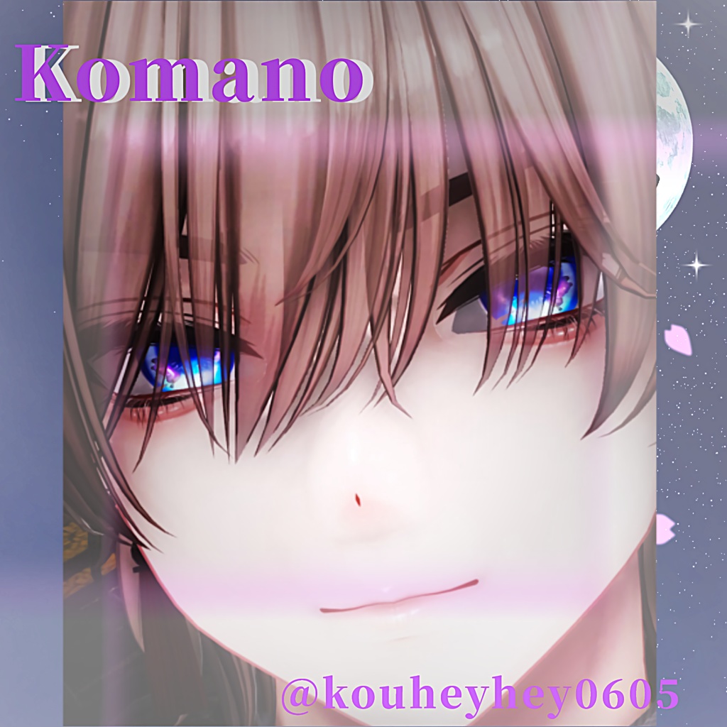 12アバター+LUMINA対応Eyetexture『月下夜蝶』