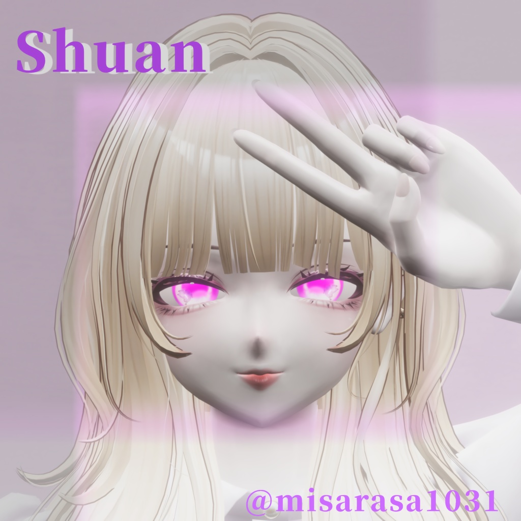 12アバター+LUMINA対応Eyetexture『月下夜蝶』