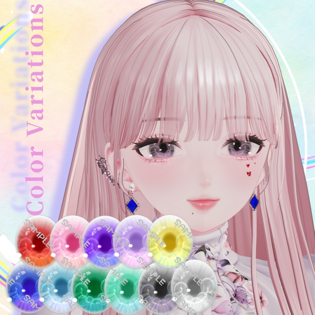 12Avatar+LUMINA対応Eye texture『Bubblu Eye』