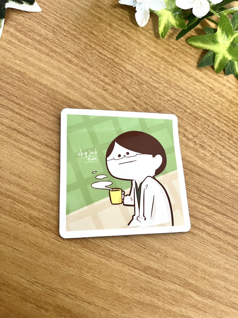 ステッカーシール　まる先生ver.