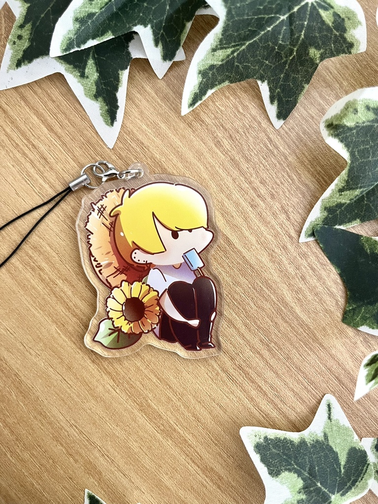 アクリルキーホルダー：ひまわりチャラ孫