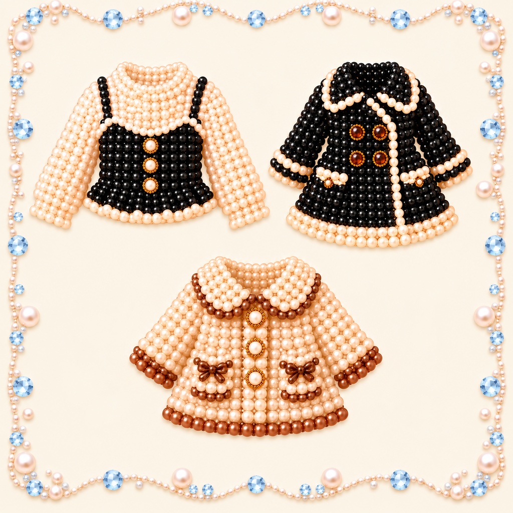 冬のファッション素材30個set