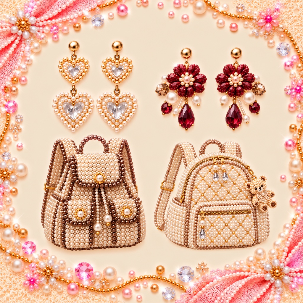 かわいい秋冬ファッション小物素材30個|無料版5個あり