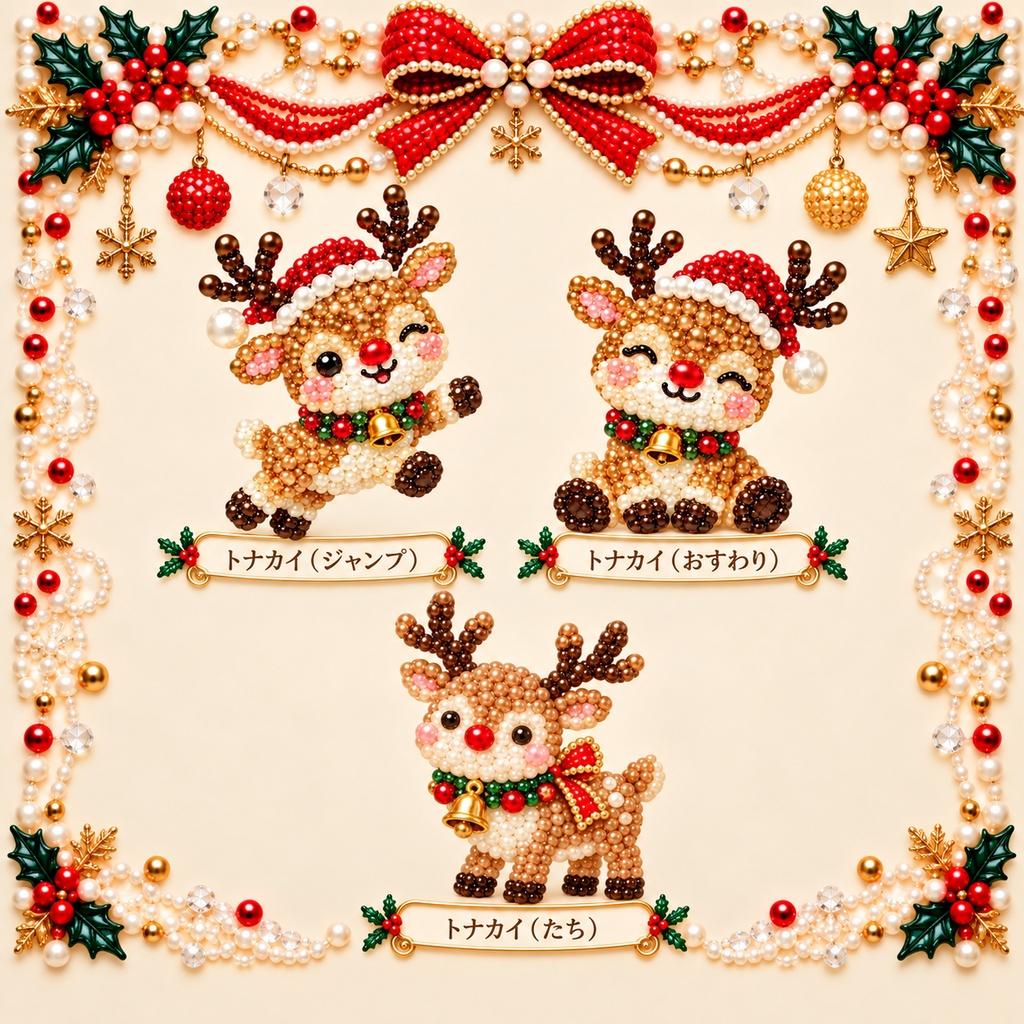 かわいいクリスマス素材30個|無料版5個あり デジタル素材 クリスマス Canva SNS素材 サンタクロース