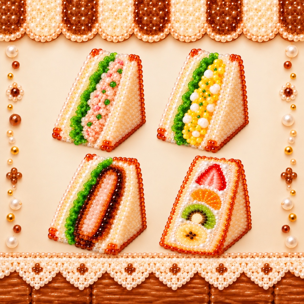 かわいいパン素材30個セット【無料版5個あり】 パン パン屋さん デジタル素材 Canva対応 SNS素材 イラスト