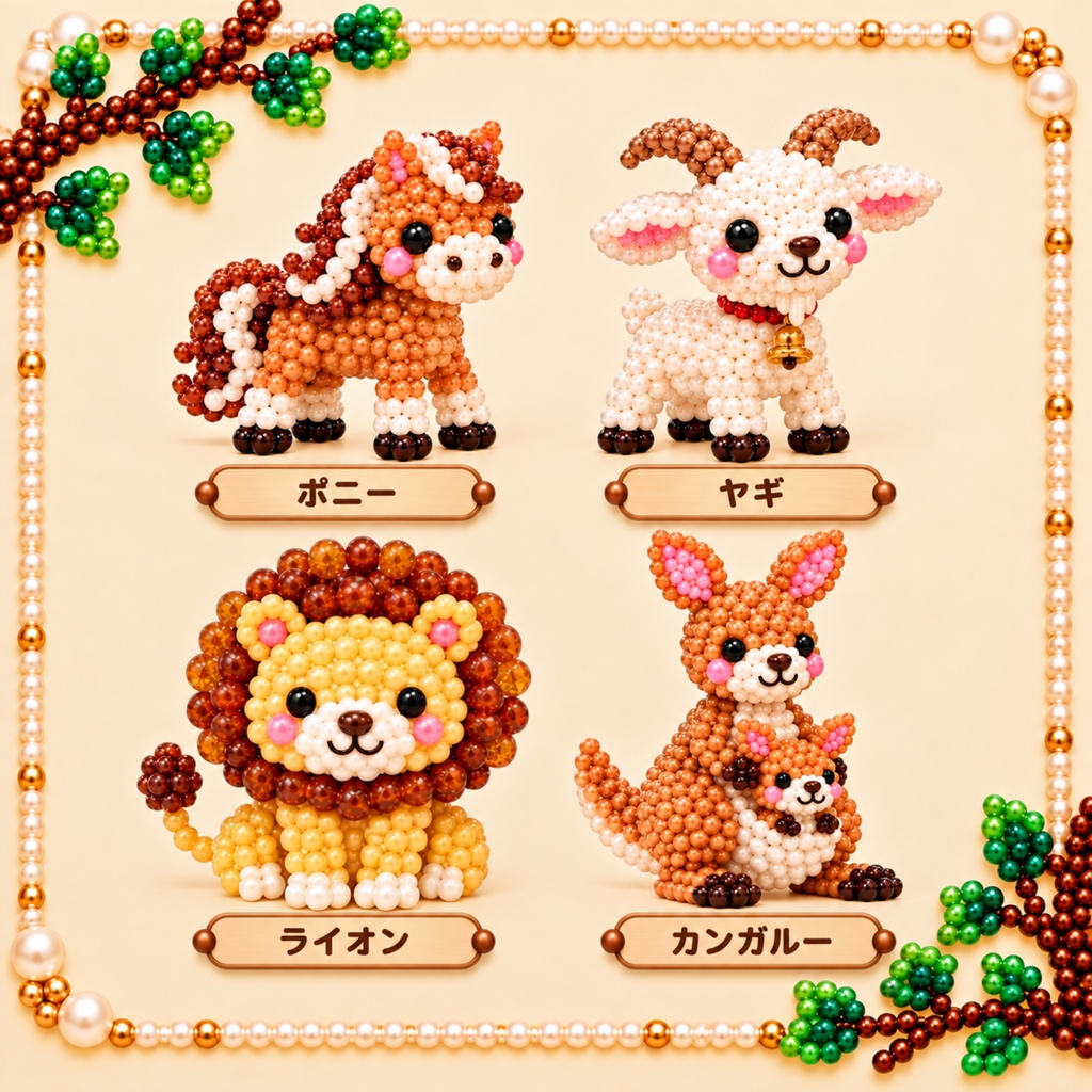 かわいい動物素材30個セット│無料版5個あり 動物園 動物 Canva SNS素材 デザイン イラスト