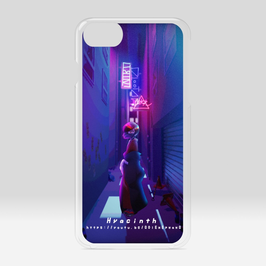 スマホカバー ヒヤシンス