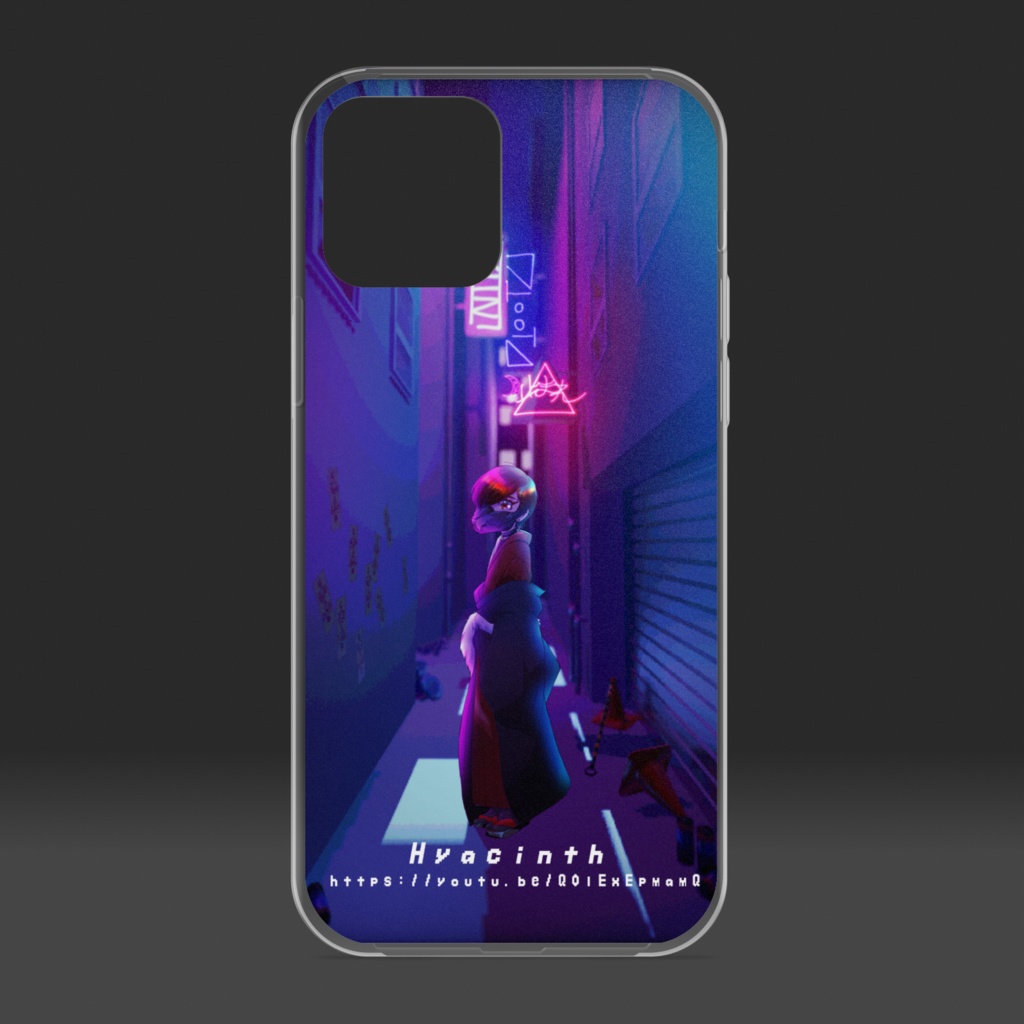 スマホカバー ヒヤシンス