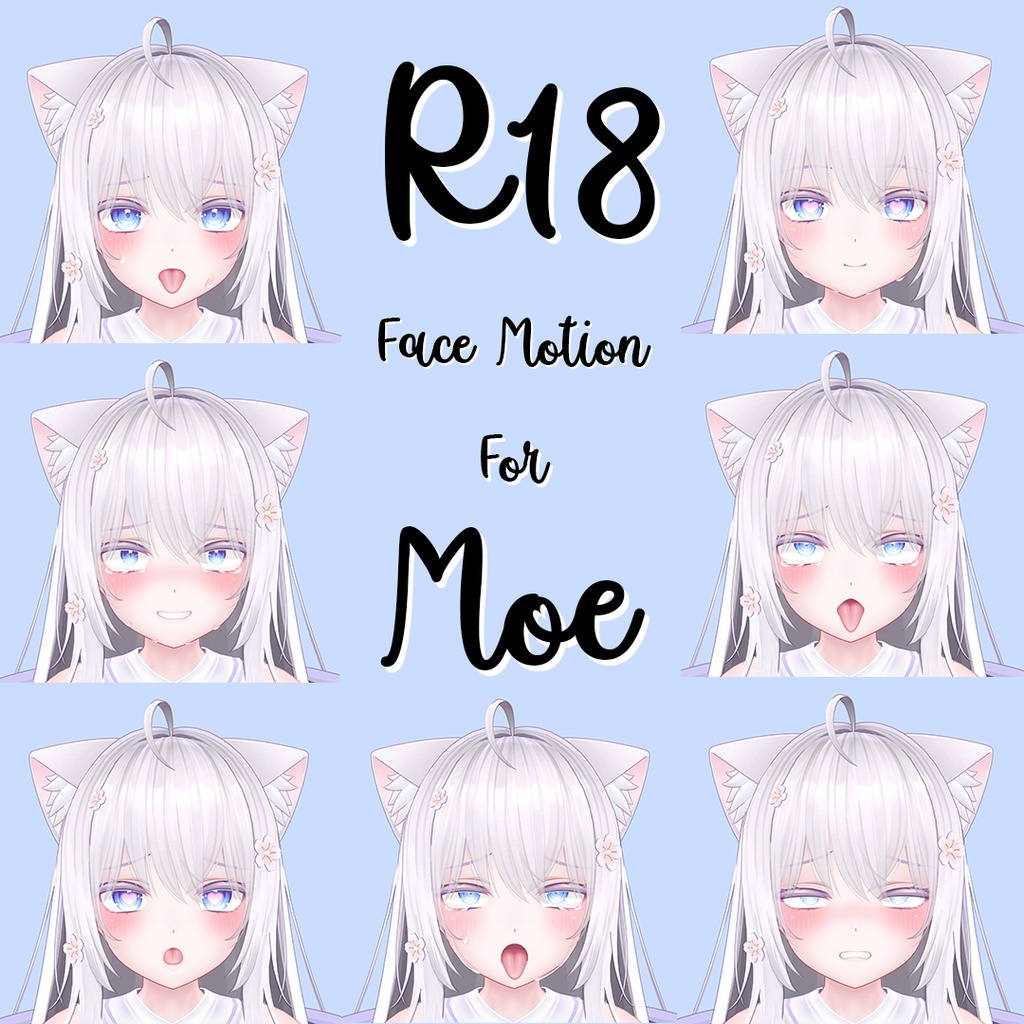 R18 Face Motion // 萌 [Moe] - Dorimu - BOOTH