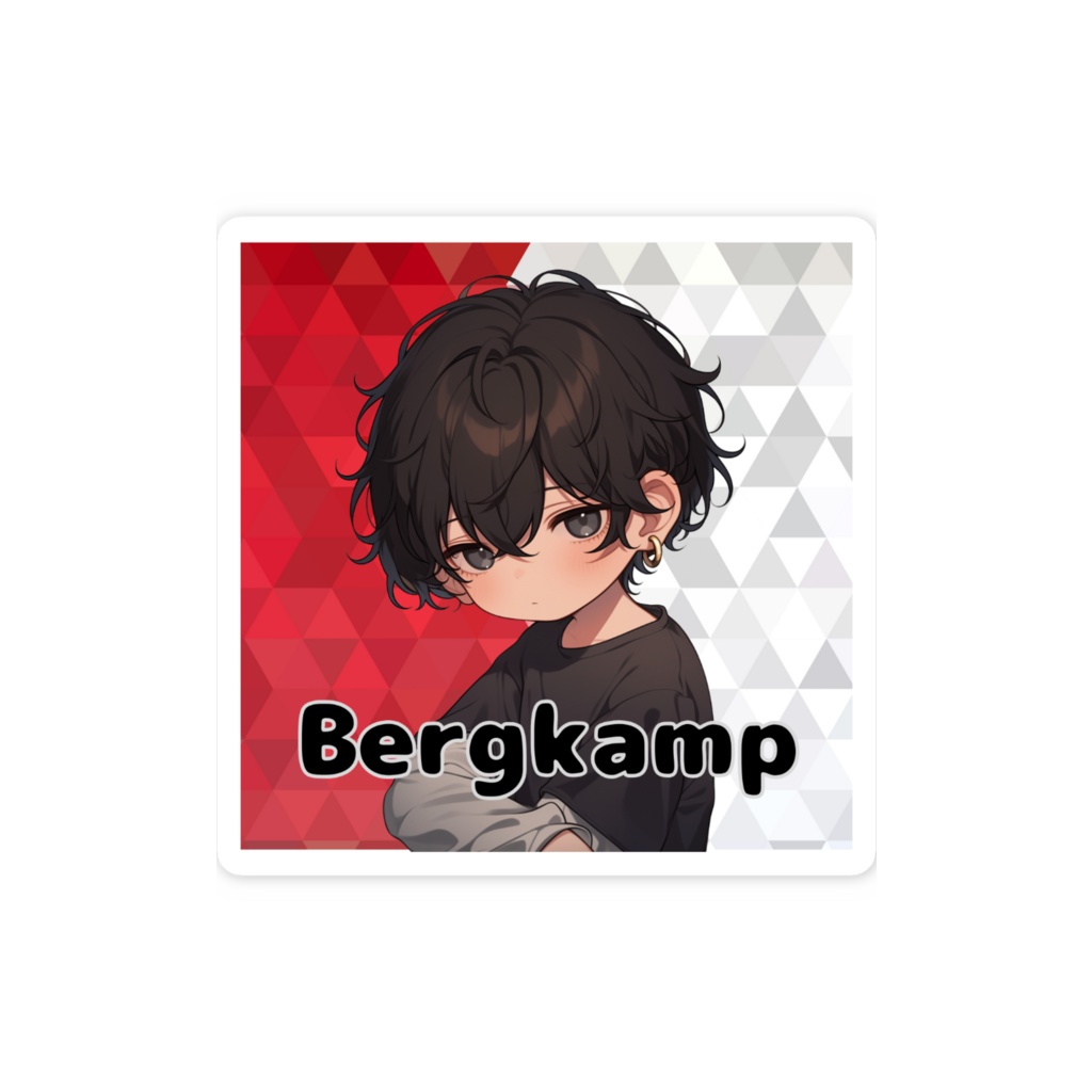 ベルカンプ・ミニキャラステッカー