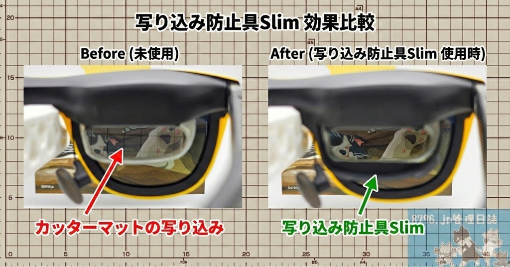 写り込み防止具 Slim for XREAL