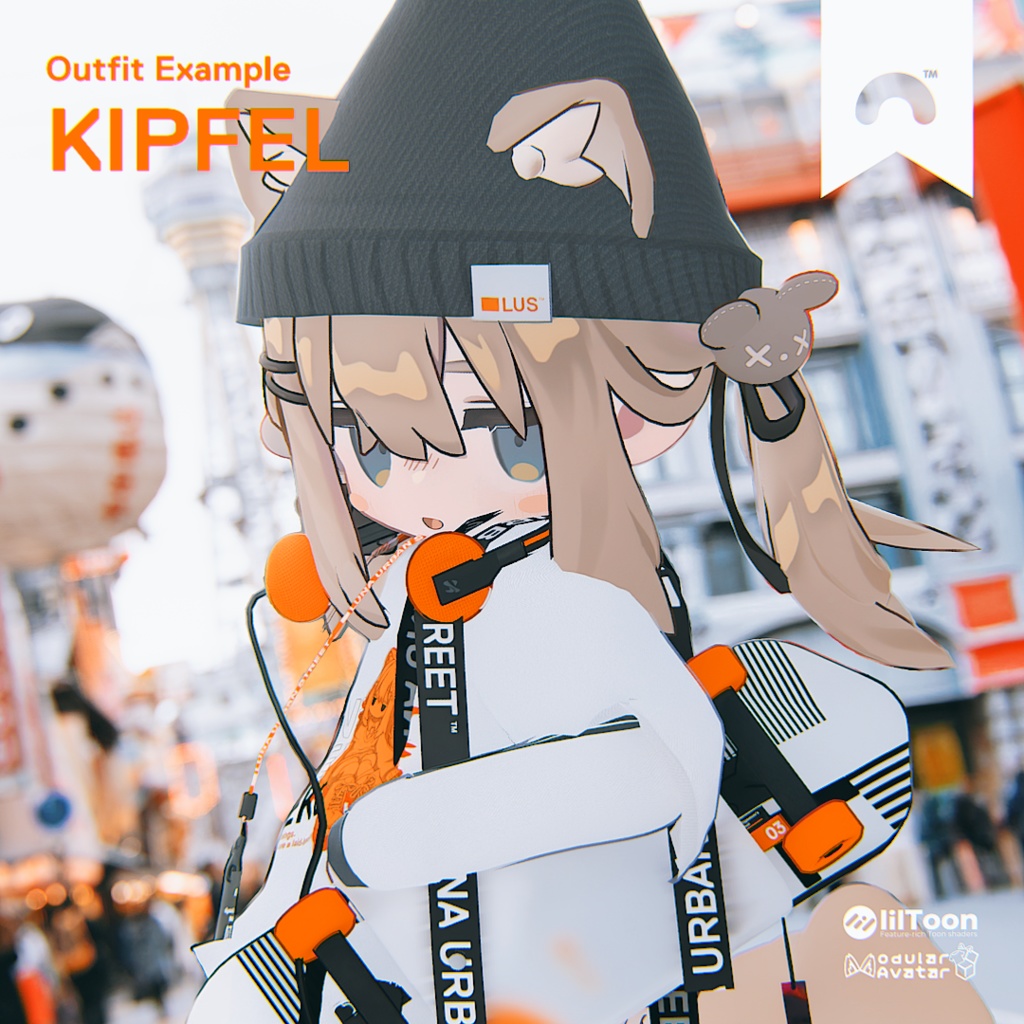 【まめふれんず対応衣装】Luna Urban Street