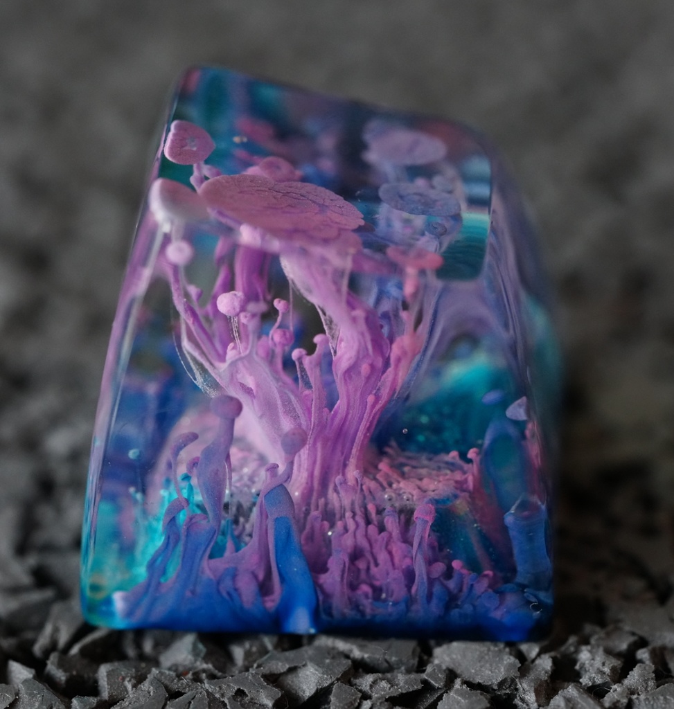 Fluid Art Artisan Keycap No.005