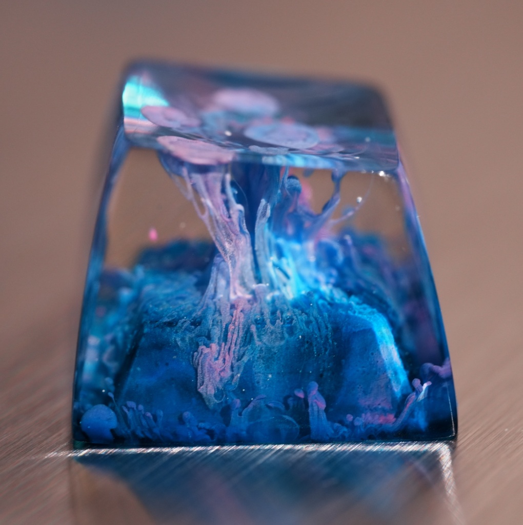 Fluid Art Artisan Keycap No.007