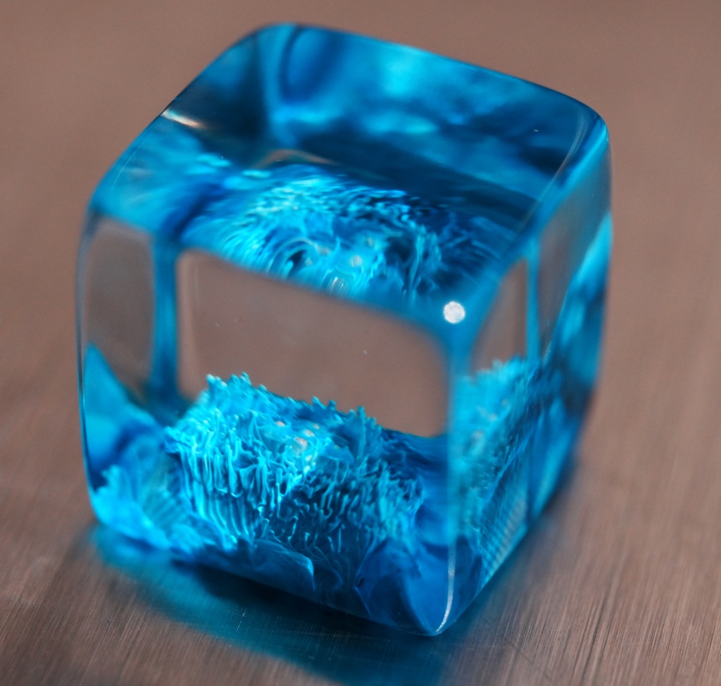Fluid Art CUBE Keycap No.003