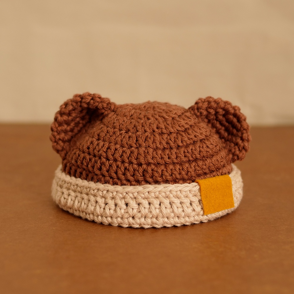 【ぬい服】くま耳帽子〈 Brown 〉