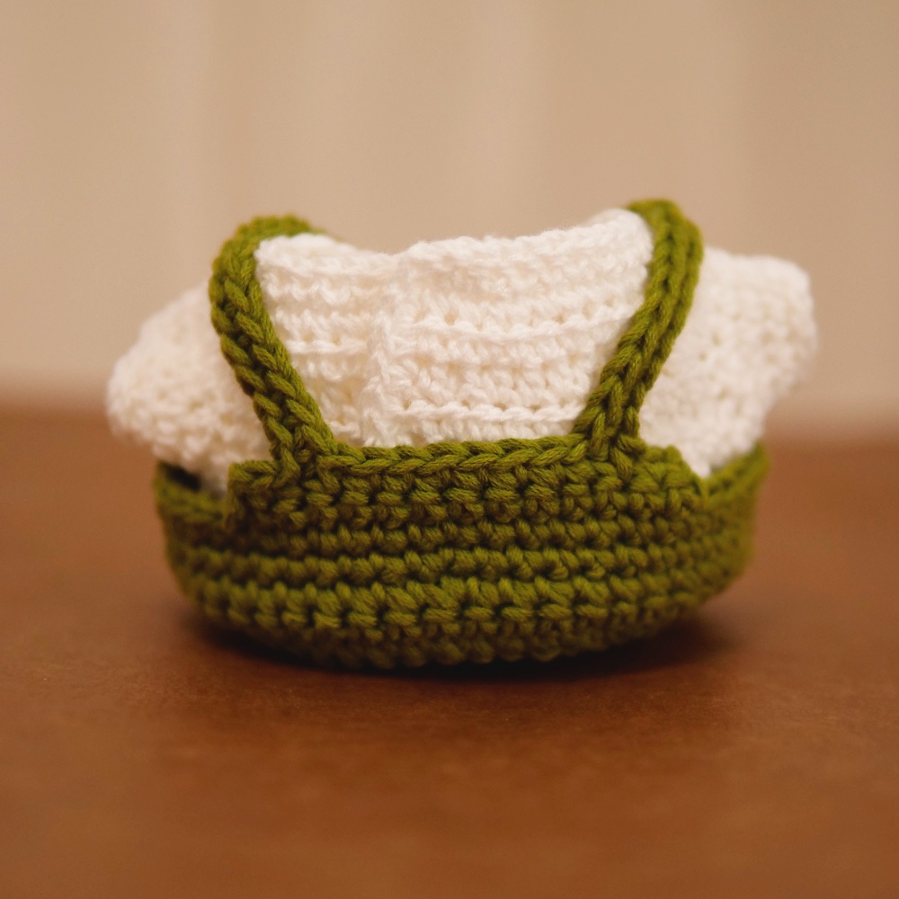 【ぬい服】かぎ針編みサロペット〈 旧Green 〉※在庫限り