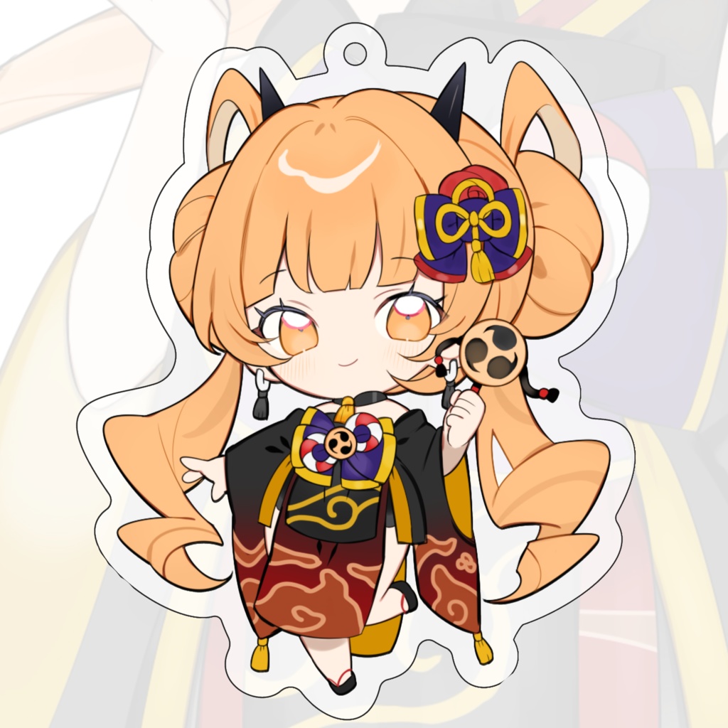 アクリルキーホルダー 和服