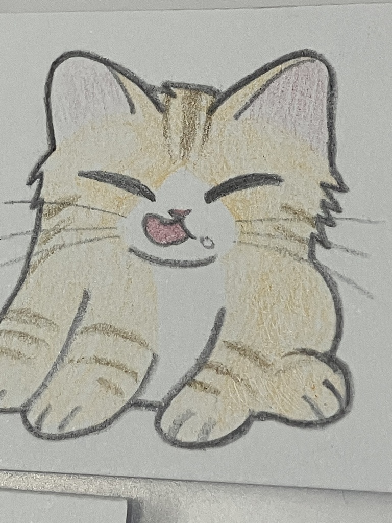 【直筆原画】ねこ5枚セット