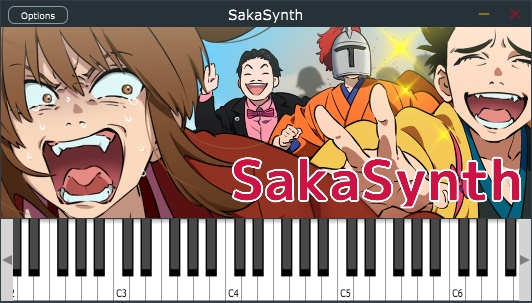 SakaSynth(幕末志士坂本さんの声をサンプリングしたシンセ)