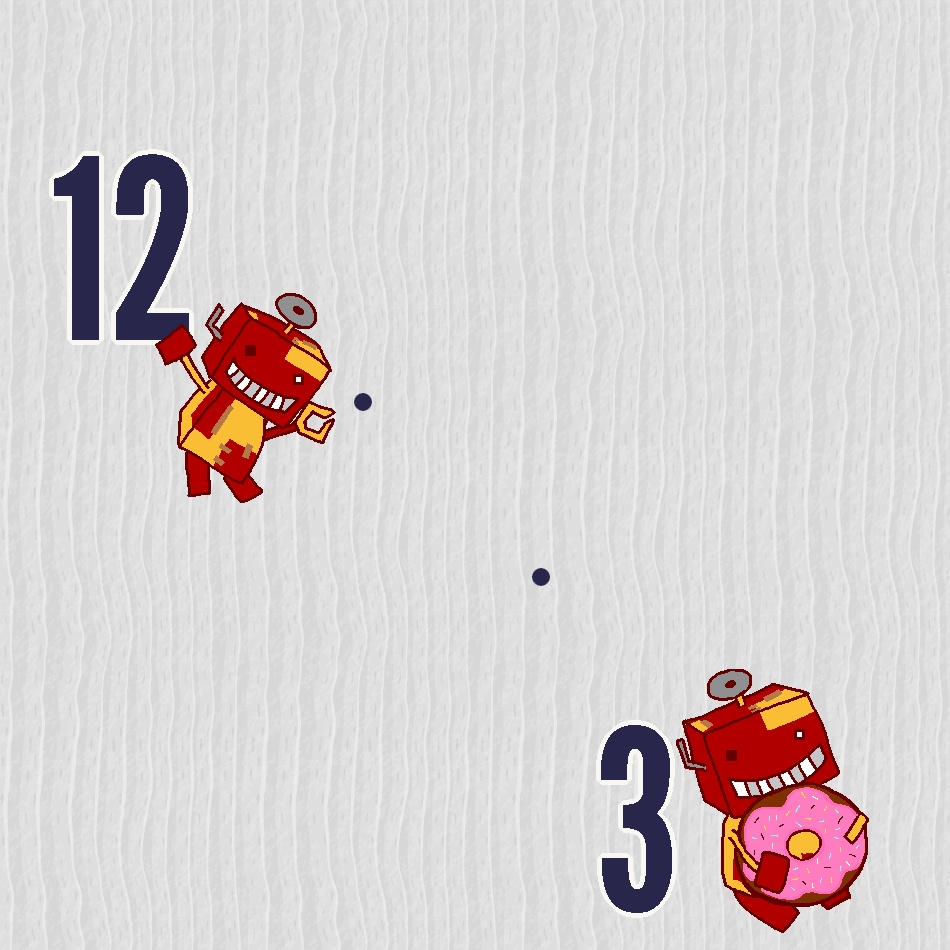 ロロボのアクリル時計