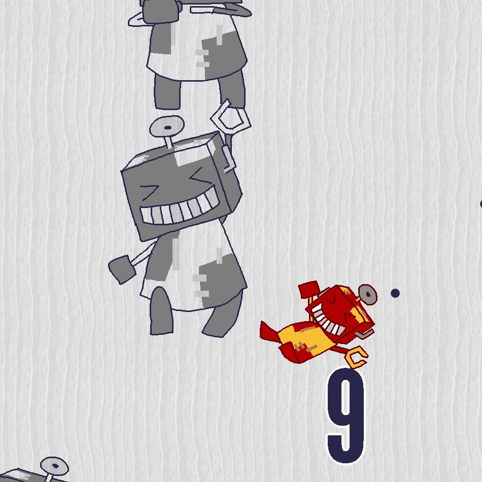 ロロボのアクリル時計