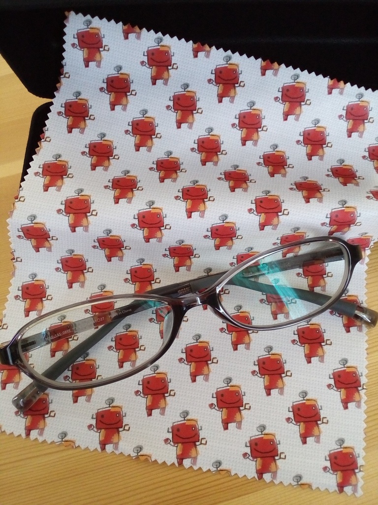 らくがきロロボのメガネ拭き