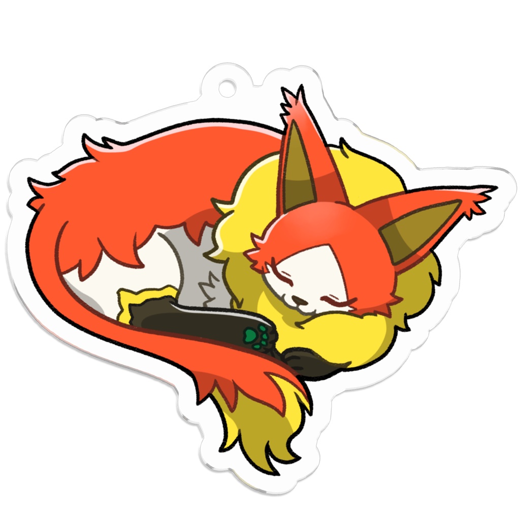 ロルクーナのすやすやキーホルダー