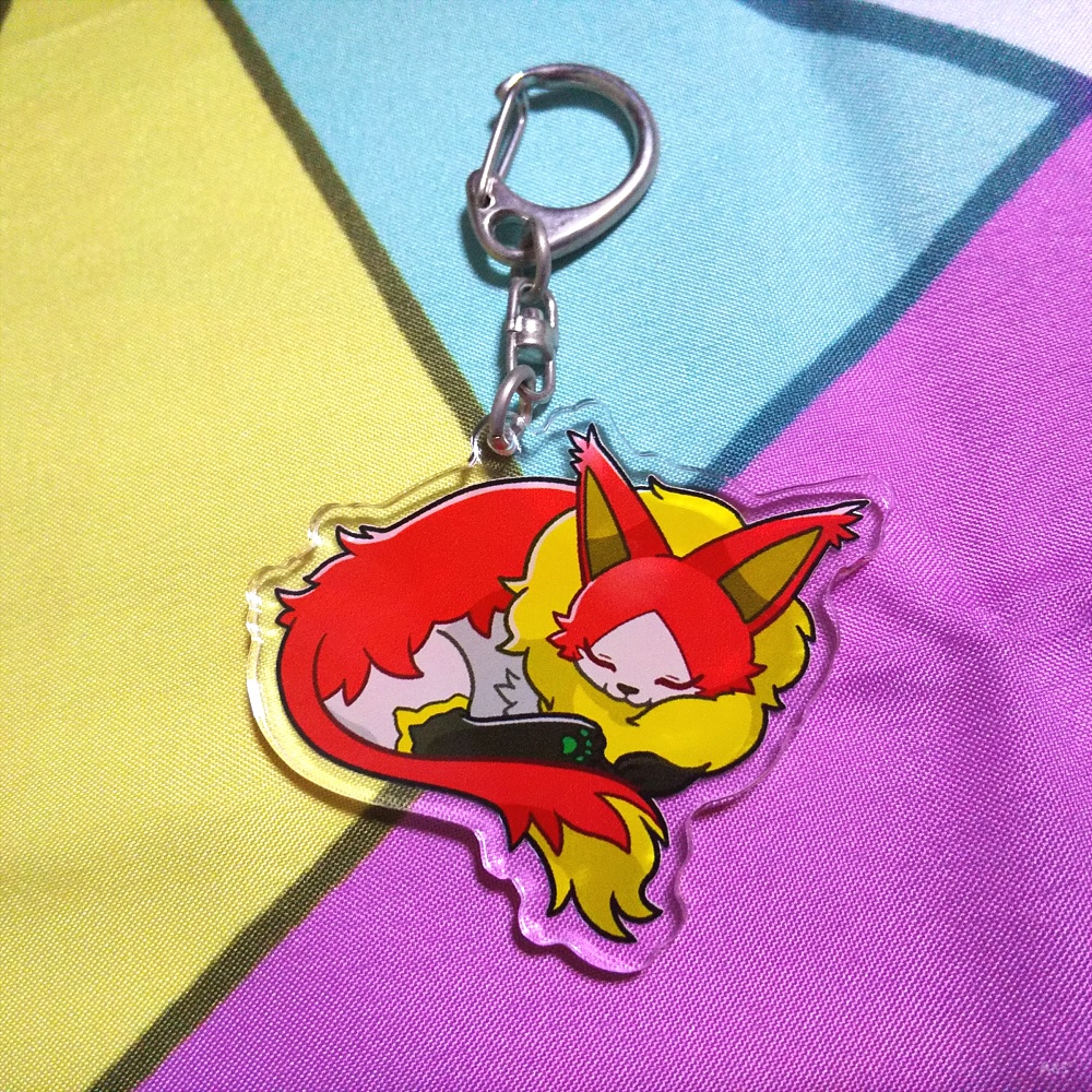 ロルクーナのすやすやキーホルダー