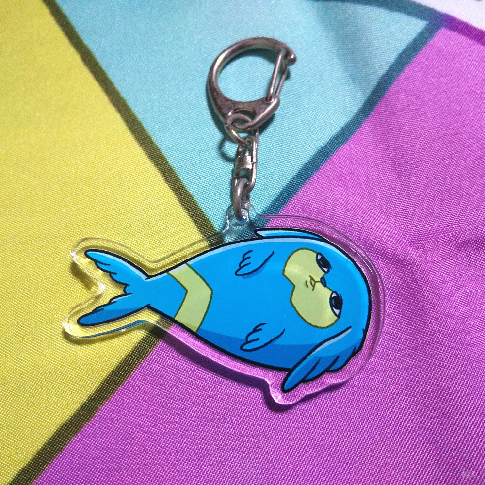 ズヨーが重力に負けちゃってるキーホルダー