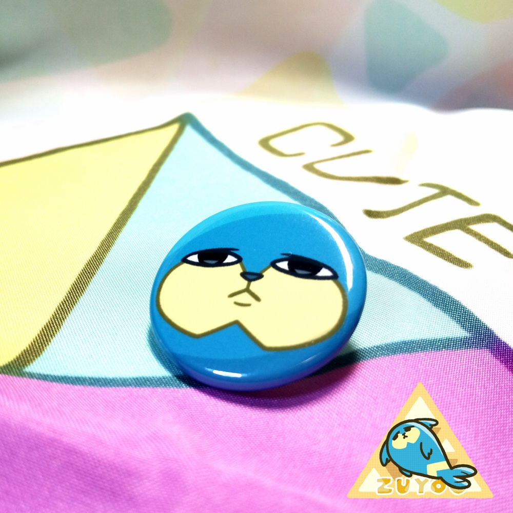 ズヨーのドアップ缶バッジ